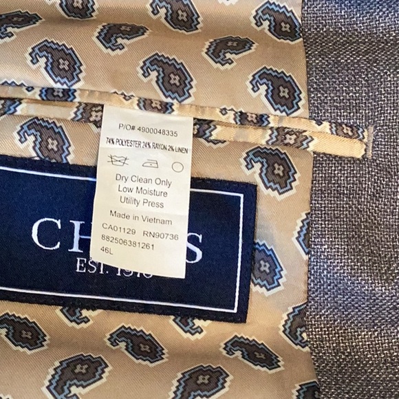 Men’s Chaps Gray Blazer - Picture 5 of 7